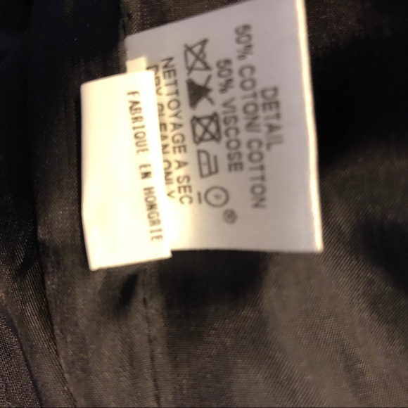 PAULE KA Crop Jacket W/bow Navy & Red SZ 44 US 12 - Picture 9 of 10